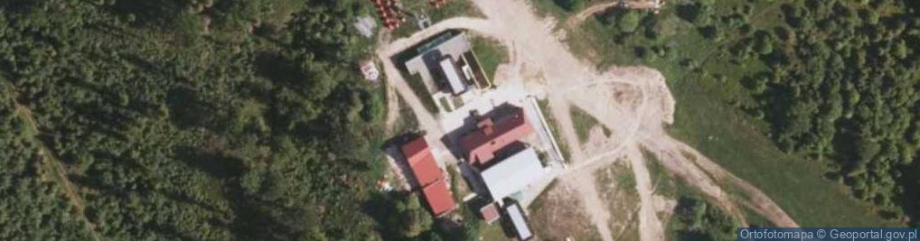 Zdjęcie satelitarne Skrzyczne