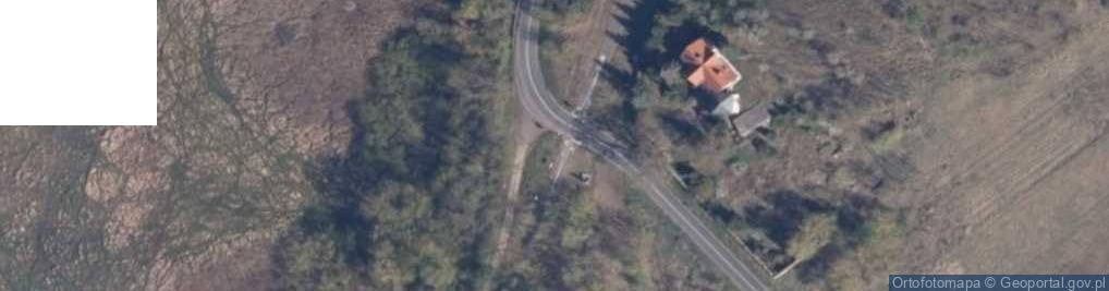 Zdjęcie satelitarne Trasa rowerowa R20 Trzcińsko Zdrój – Siekierki (granica)