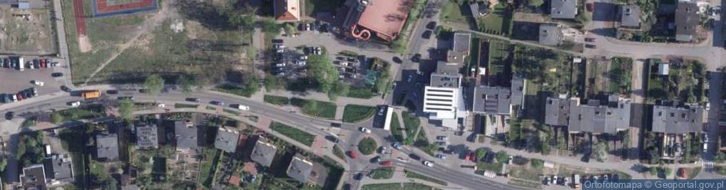 Zdjęcie satelitarne Toruński Rower Miejski - stacja nr 8