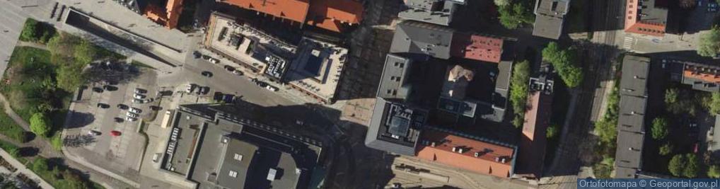 Zdjęcie satelitarne WRM (Wrocławski Rower Miejski) Wypożyczalnia (6118)