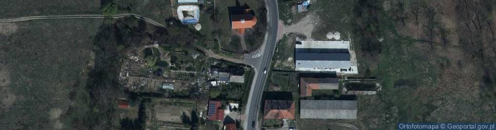 Zdjęcie satelitarne Krzyż pokutny