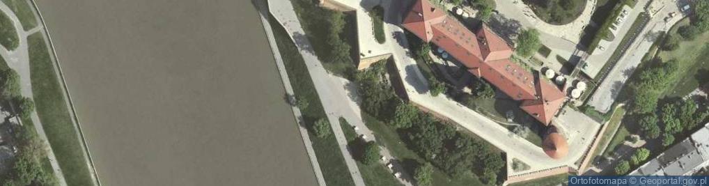 Zdjęcie satelitarne Smok Wawelski