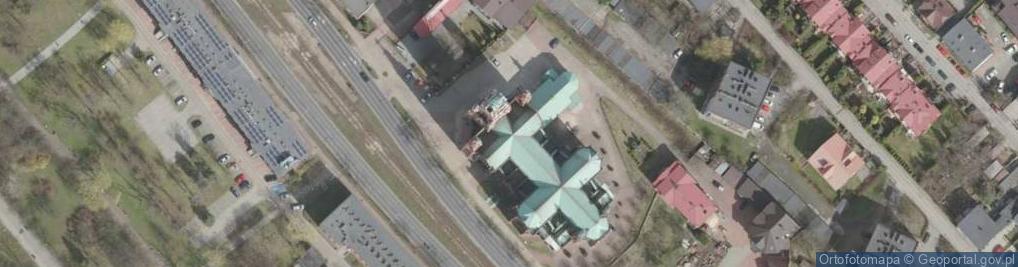 Zdjęcie satelitarne Bazylika NMP Anielskiej, Sanktuarium