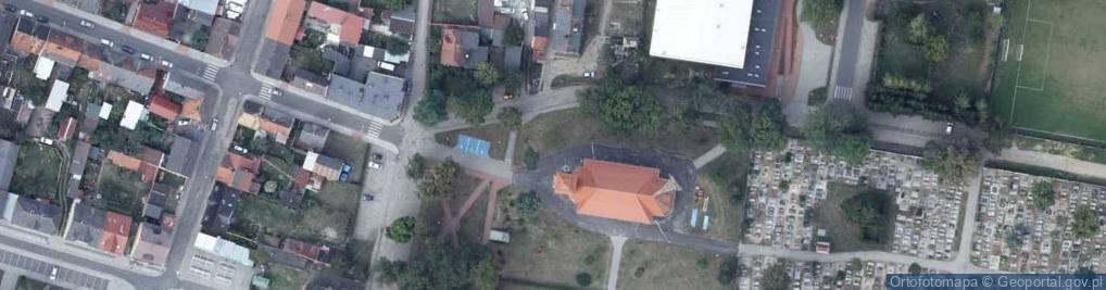 Zdjęcie satelitarne Chrystusa Króla - filialny