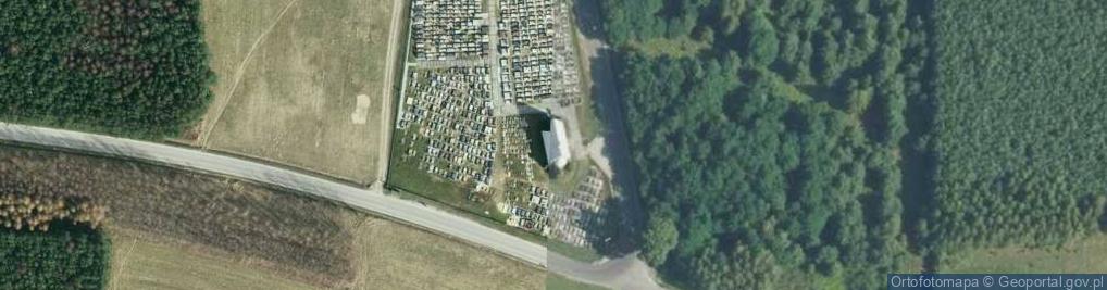 Zdjęcie satelitarne Kaplica cmentarna na Jaworniku