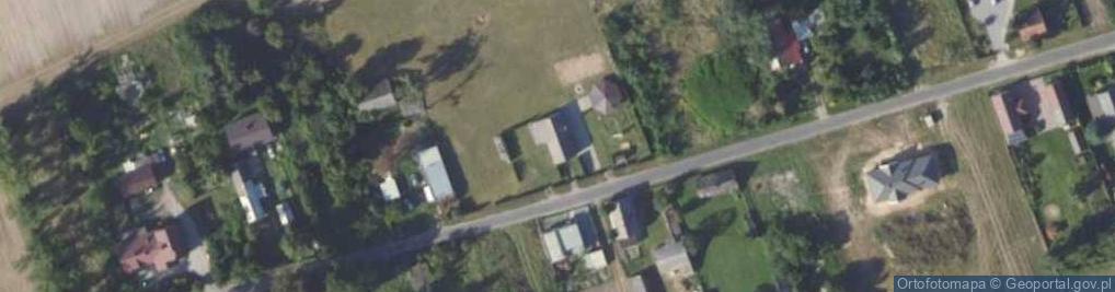 Zdjęcie satelitarne Kaplica dojazdowa w Przybyszowie