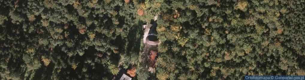 Zdjęcie satelitarne Kaplica św. Anny na Grabowcu
