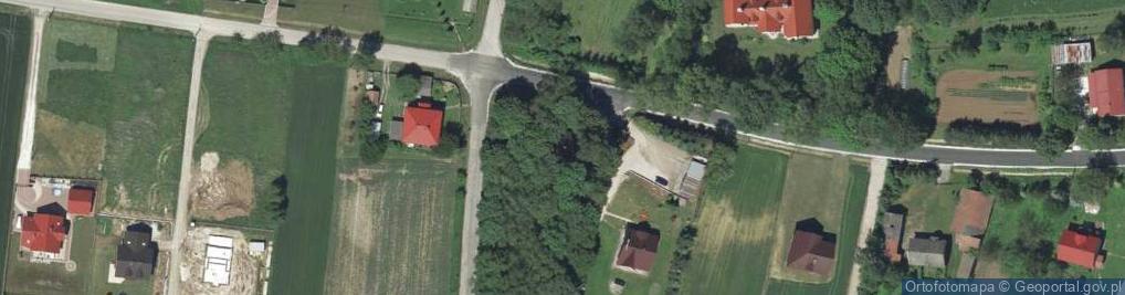 Zdjęcie satelitarne Kaplica św. Otylii i św. Łucji w Wilkowie