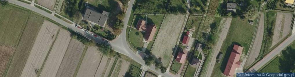 Zdjęcie satelitarne Kaplica św. Wojciecha w Wampierzowie