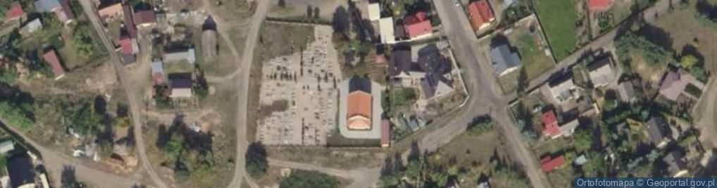 Zdjęcie satelitarne Kaplica w Białej