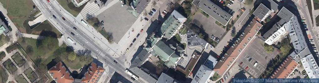 Zdjęcie satelitarne KNMP Królowej Polski - Katedra Polowa WP