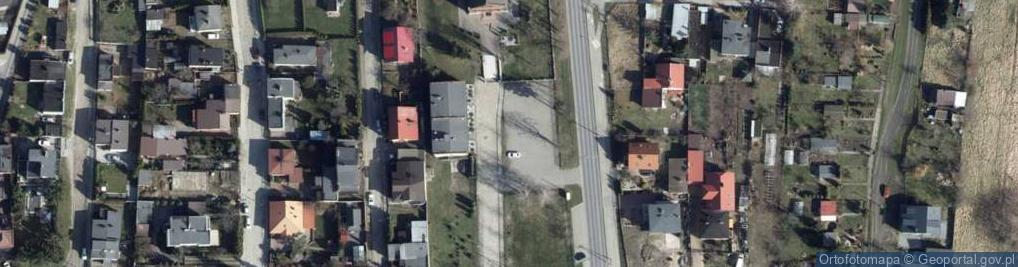 Zdjęcie satelitarne Kościół Chrystusa Króla w Zgierzu