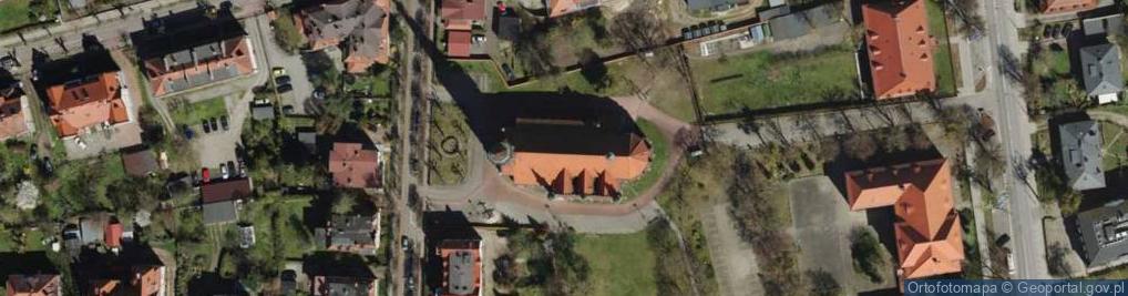 Zdjęcie satelitarne M.B. Królowej Korony Polskiej