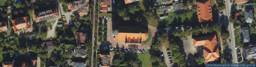 Zdjęcie satelitarne M.B. Królowej Korony Polskiej