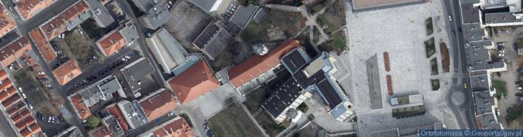 Zdjęcie satelitarne Matki Boskiej Bolesnej św. Wojciecha