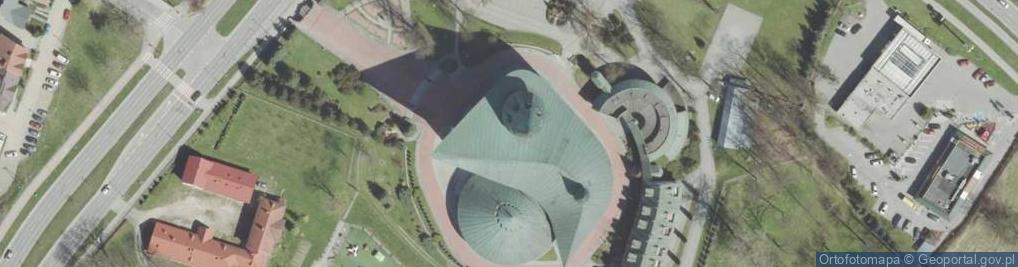 Zdjęcie satelitarne Matki Bożej Niepokalanej - Sanktuarium św. Rity