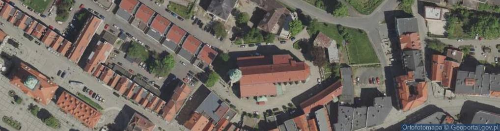 Zdjęcie satelitarne MB Królowej Polski i Św. Franciszka z Asyżu