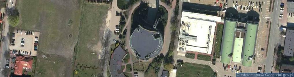 Zdjęcie satelitarne Miłosierdzia Bożego - Sanktuarium