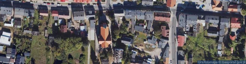 Zdjęcie satelitarne Najświętszego Serca Pana Jezusa