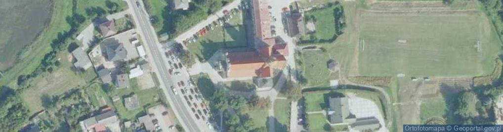 Zdjęcie satelitarne Najświętszej Marii Panny i św. Floriana, klasztor Cystersów