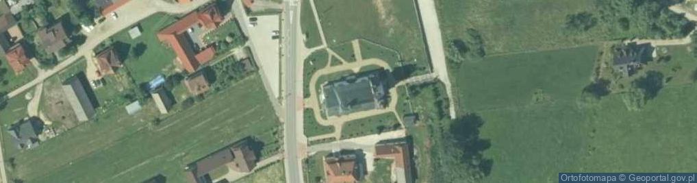 Zdjęcie satelitarne Najświętszej Maryi Panny Królowej Polski w Miętustwie