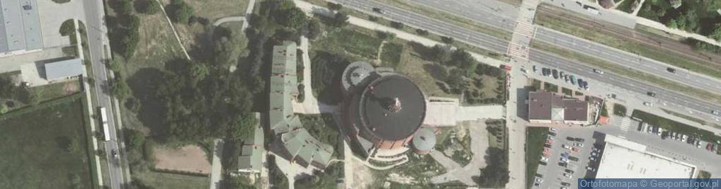 Zdjęcie satelitarne Najświętszej Rodziny - Sanktuarium