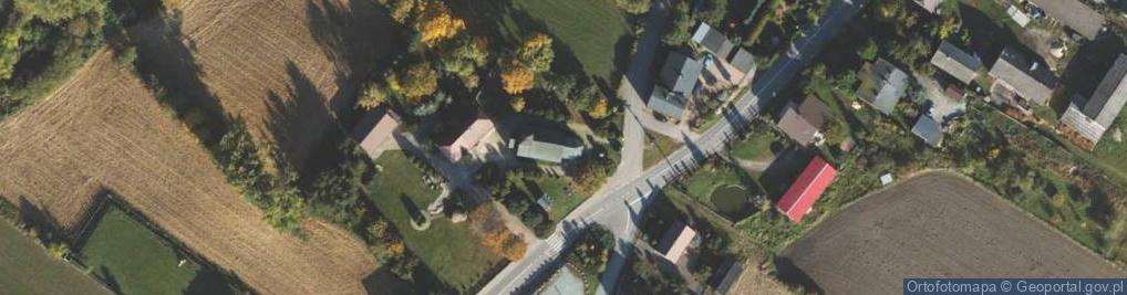 Zdjęcie satelitarne Nawiedzenia NMP i bł. Stefana Wincentego Frelichowskiego