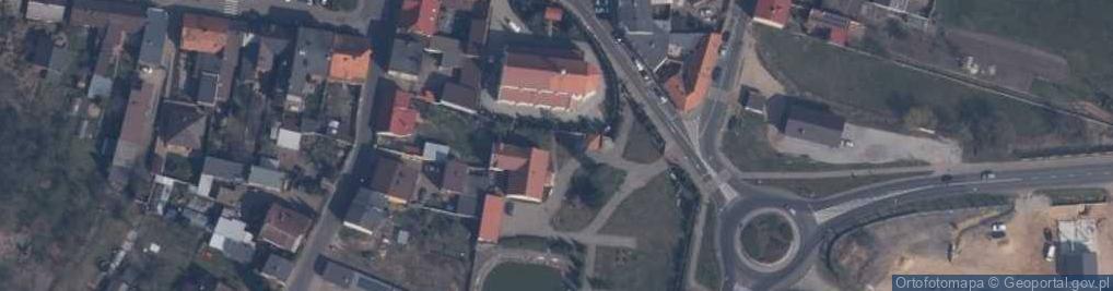 Zdjęcie satelitarne Niepokalanego Serca NMP i św. Mikołaja
