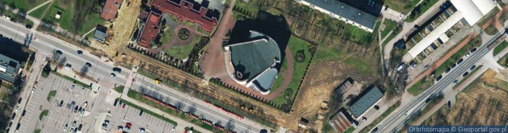 Zdjęcie satelitarne NMP Królowej Polski