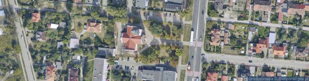 Zdjęcie satelitarne Opatrzności Bożej