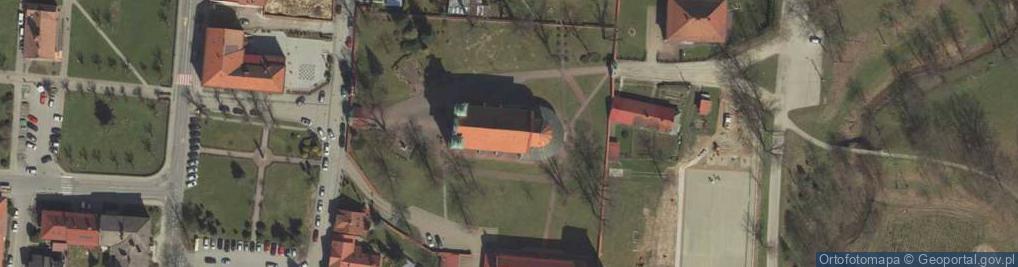 Zdjęcie satelitarne Parafia pw. NMP Wniebowziętej