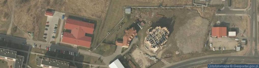 Zdjęcie satelitarne Parafia św. Faustyny