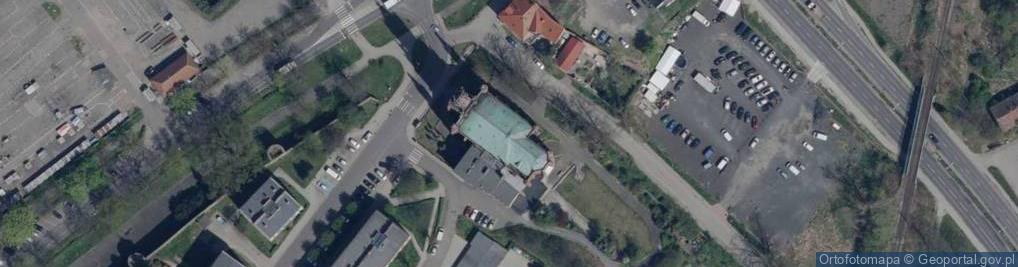 Zdjęcie satelitarne Parafia Świętej Trójcy