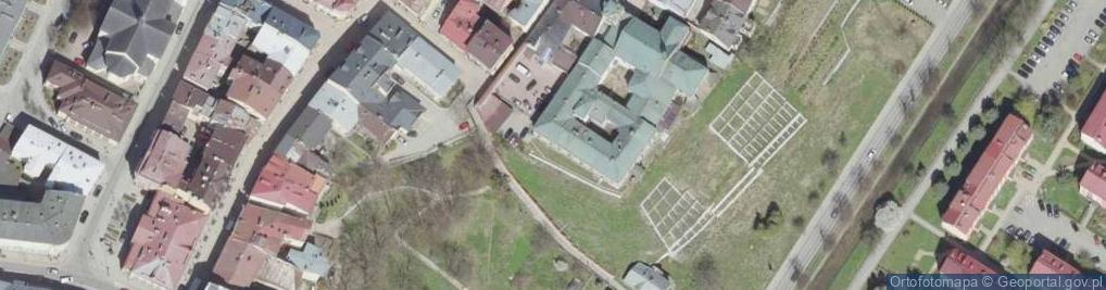 Zdjęcie satelitarne Podwyższenia Krzyża Świętego - Franciszkanie