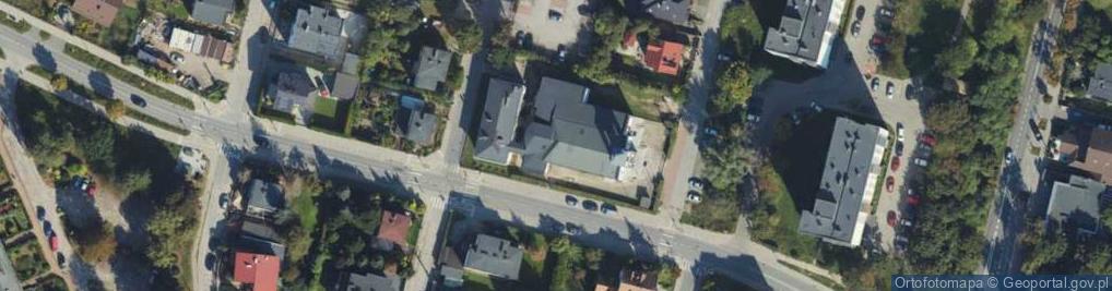 Zdjęcie satelitarne Podwyższenia Krzyża Świętego i Niepokalanego Poczęcia NMP