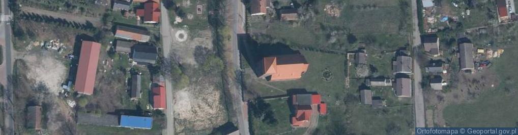 Zdjęcie satelitarne Podwyższenia Krzyża Świętego, parafia św. Wojciecha
