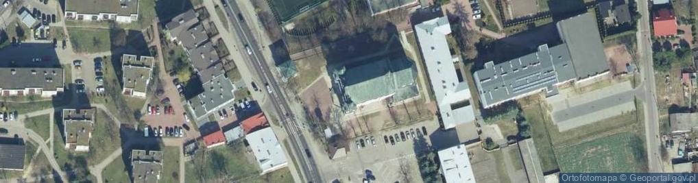 Zdjęcie satelitarne Podwyższenia Świętego Krzyża