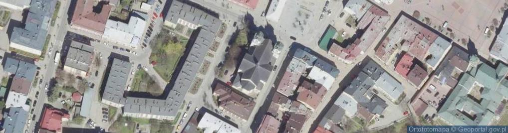 Zdjęcie satelitarne Przemienienia Pańskiego - Fara
