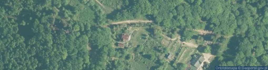 Zdjęcie satelitarne Sanktuarium Górskie św. Jana Pawła II na Groniu
