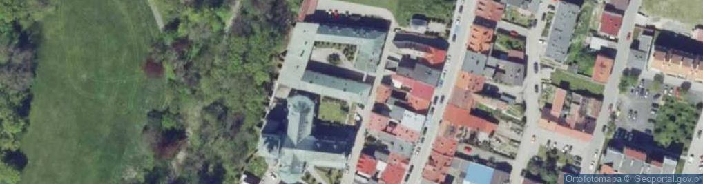 Zdjęcie satelitarne Sanktuarium Matki Bożej Loretańskiej