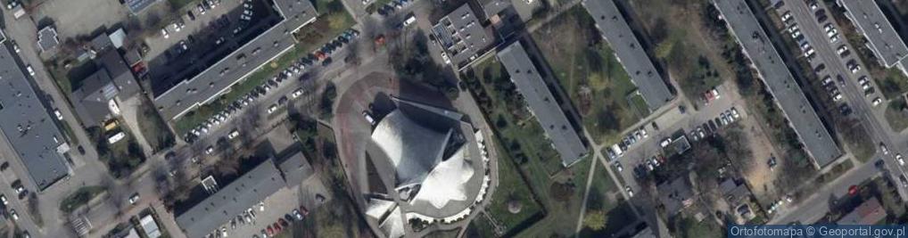 Zdjęcie satelitarne Sanktuarium Miłosierdzia Bożego