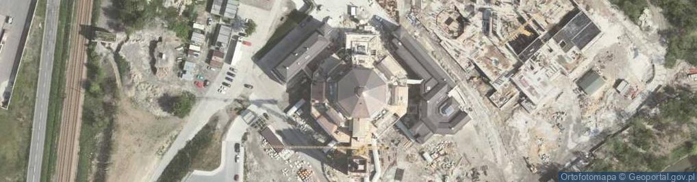 Zdjęcie satelitarne Sanktuarium św. Jana Pawła II