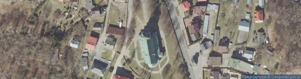 Zdjęcie satelitarne Sanktuarium św. Marii Magdaleny