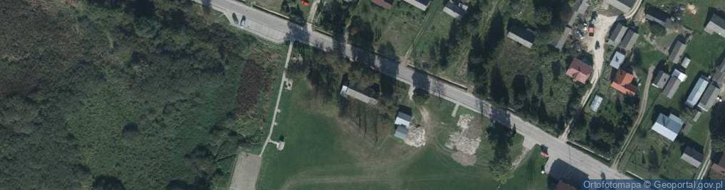 Zdjęcie satelitarne Stary kościół w Wieprzowie
