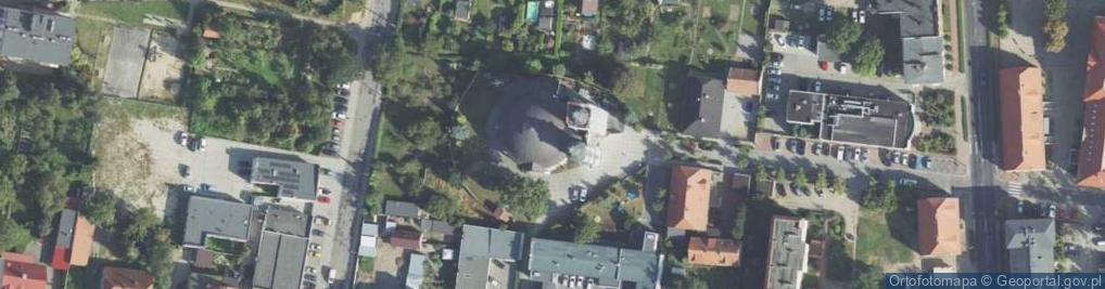 Zdjęcie satelitarne Św. Andrzeja Boboli