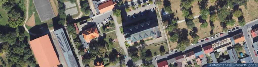 Zdjęcie satelitarne św. Andrzeja Boboli