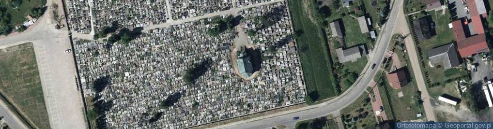 Zdjęcie satelitarne św. Anny - Cmentarny