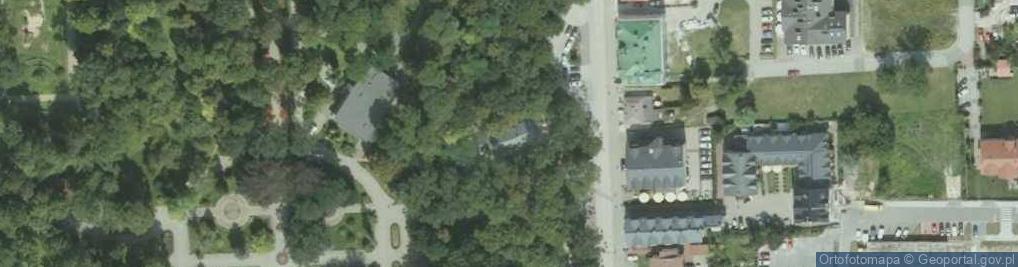 Zdjęcie satelitarne św. Anny - Kaplica