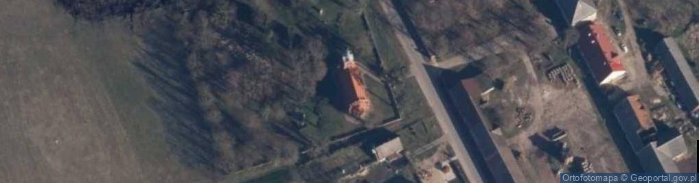 Zdjęcie satelitarne św. Apostołów Piotra i Pawła