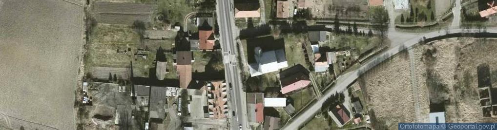 Zdjęcie satelitarne św. Apostołów Piotra i Pawła